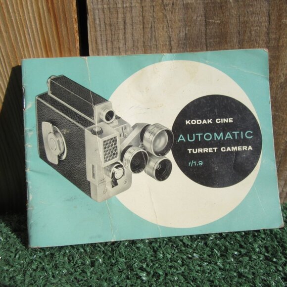 Vintage Kodak Cine Automatic Turret Camera f/1.9 Working - Picture 8 of 9